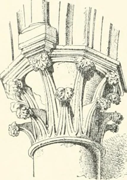 An illustration from A dictionary of architecture and building; biographical, historical and descriptive, 1901, leaf 418