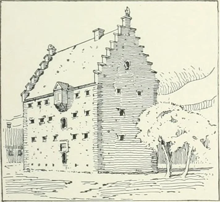 An illustration from A dictionary of architecture and building; biographical, historical and descriptive, 1901, leaf 421