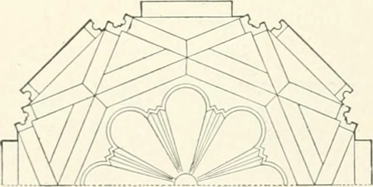 An illustration from A dictionary of architecture and building; biographical, historical and descriptive, 1901, leaf 424