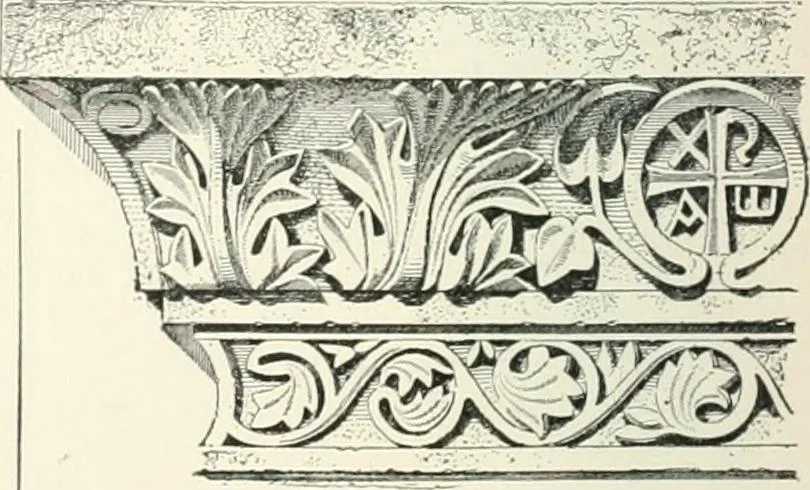 An illustration from A dictionary of architecture and building; biographical, historical and descriptive, 1901, leaf 430
