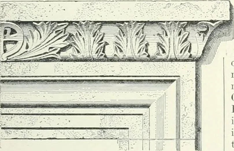 An illustration from A dictionary of architecture and building; biographical, historical and descriptive, 1901, leaf 431