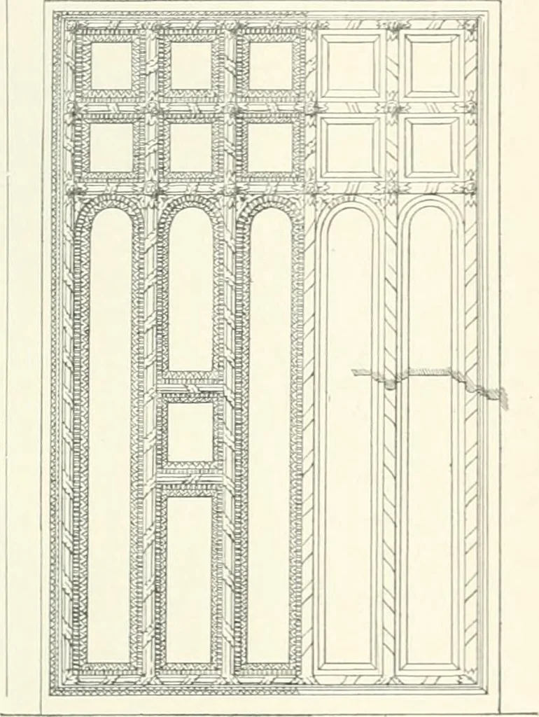 An illustration from A dictionary of architecture and building; biographical, historical and descriptive, 1901, leaf 465