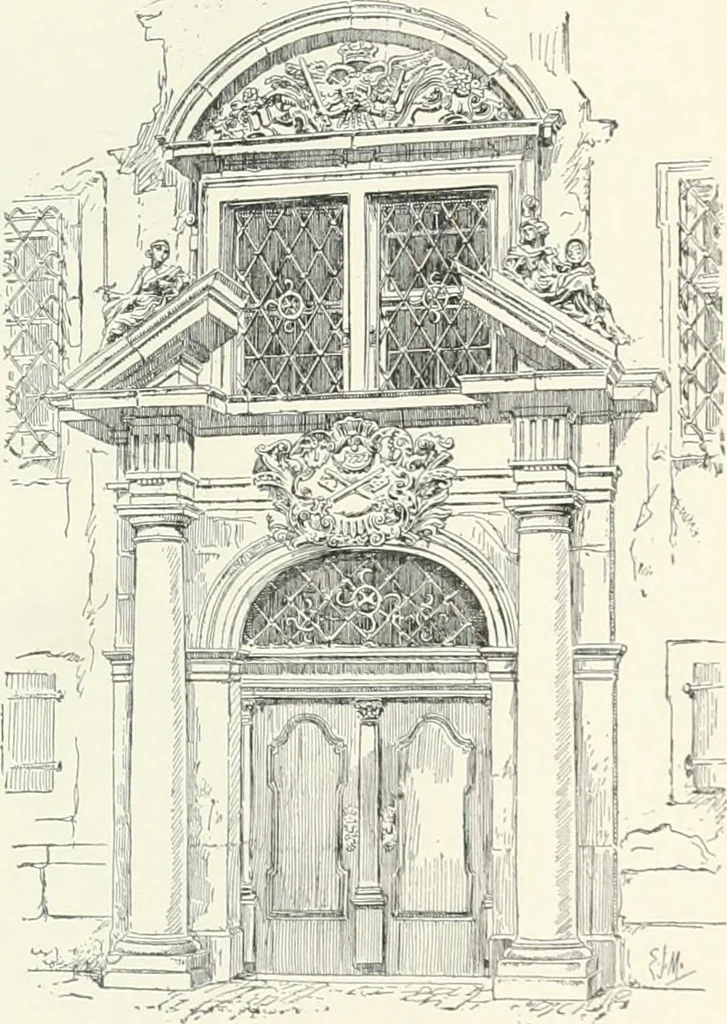 An illustration from A dictionary of architecture and building; biographical, historical and descriptive, 1901, leaf 467