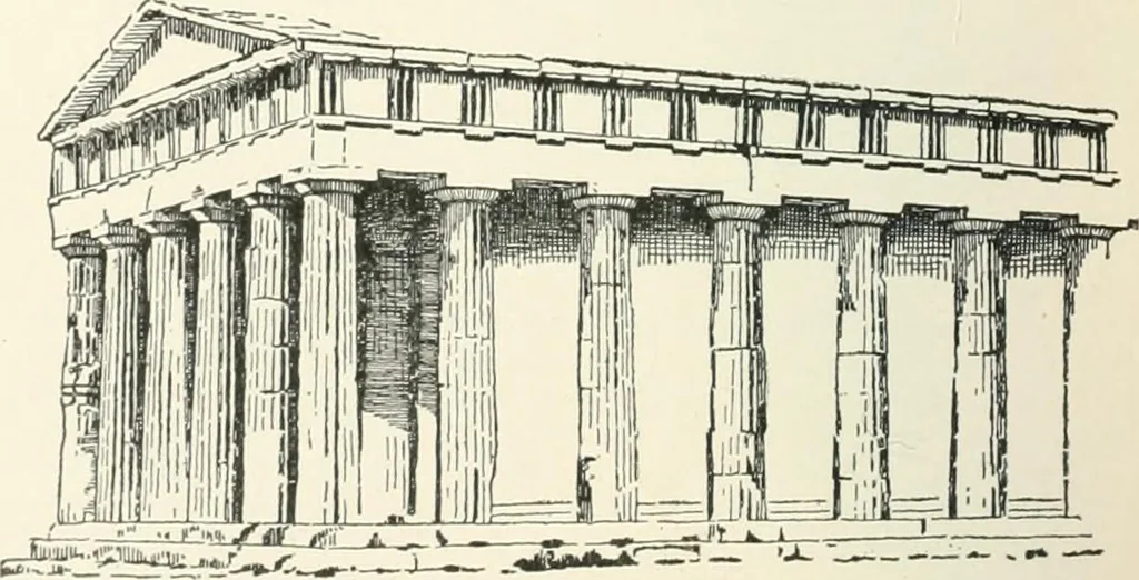 An illustration from A dictionary of architecture and building; biographical, historical and descriptive, 1901, leaf 470
