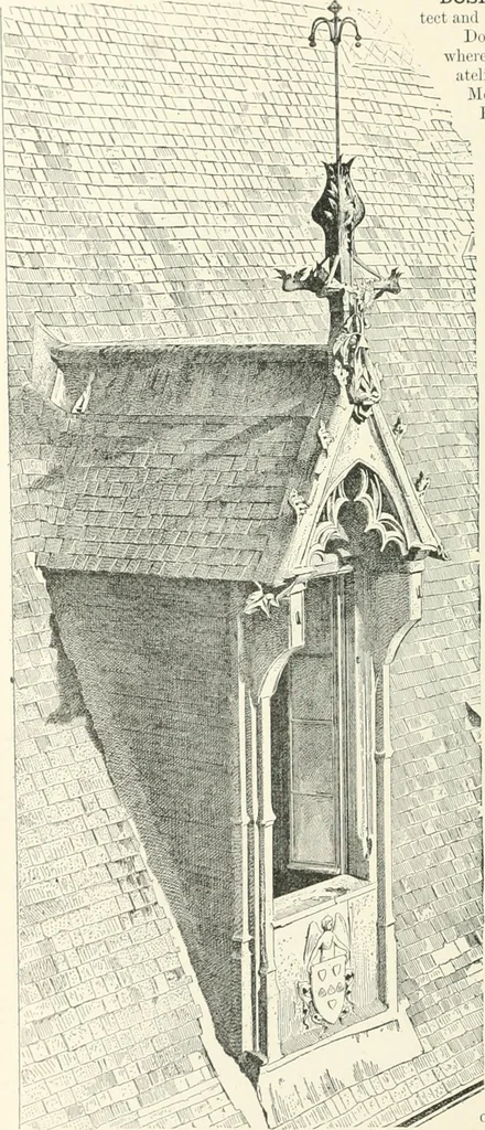 An illustration from A dictionary of architecture and building; biographical, historical and descriptive, 1901, leaf 472