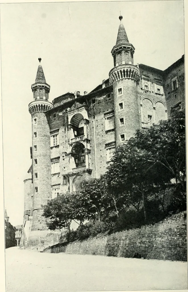 An illustration from A dictionary of architecture and building; biographical, historical and descriptive, 1901, leaf 484