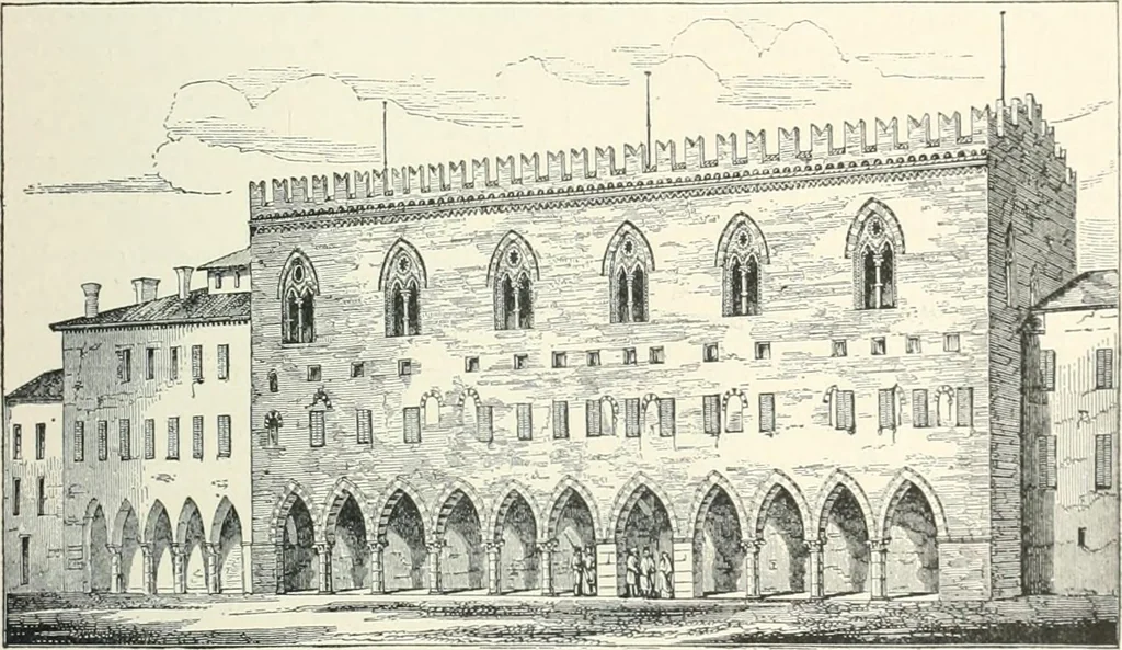 An illustration from A dictionary of architecture and building; biographical, historical and descriptive, 1901, leaf 485