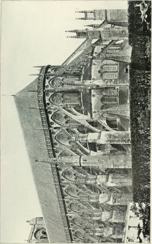 An illustration from A dictionary of architecture and building; biographical, historical and descriptive, 1901, leaf 489
