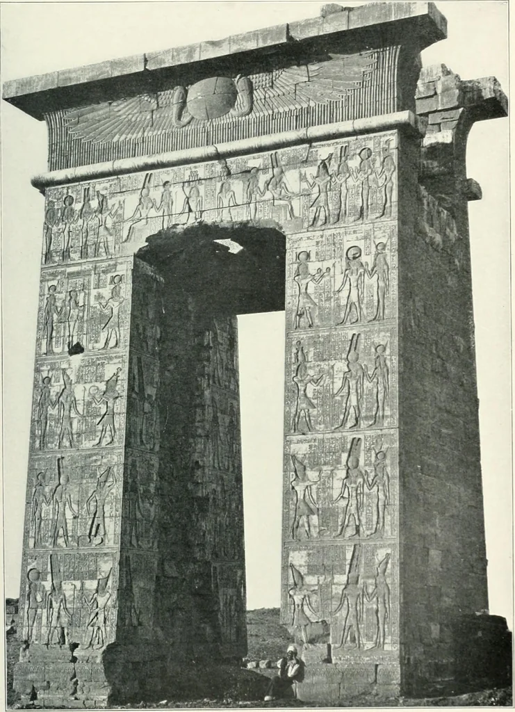 An illustration from A dictionary of architecture and building; biographical, historical and descriptive, 1901, leaf 497