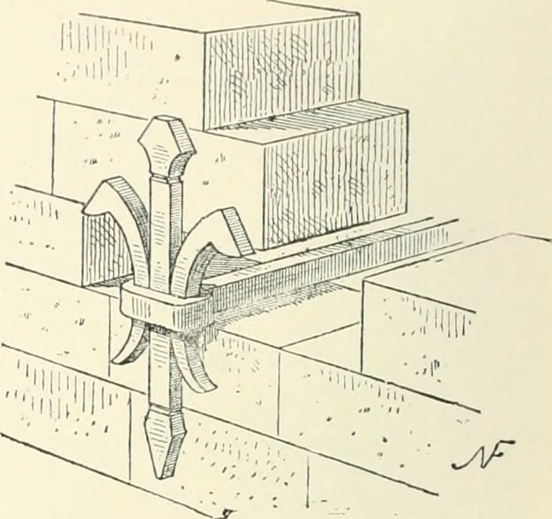 An illustration from A dictionary of architecture and building; biographical, historical and descriptive, 1901, leaf 50