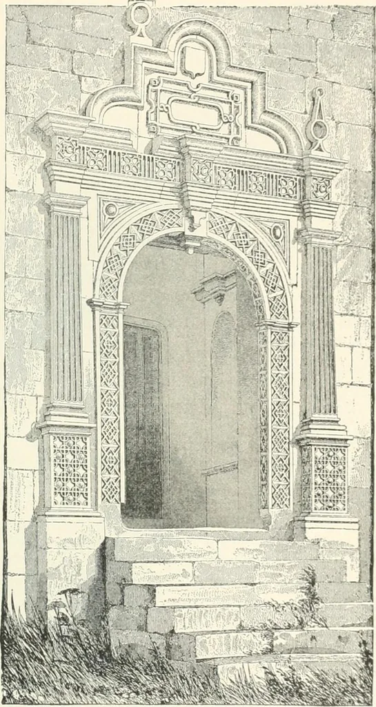An illustration from A dictionary of architecture and building; biographical, historical and descriptive, 1901, leaf 513