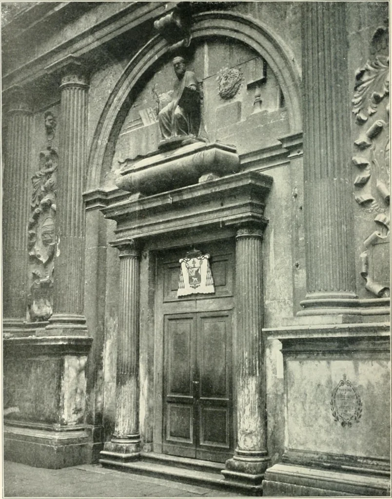 An illustration from A dictionary of architecture and building; biographical, historical and descriptive, 1901, leaf 516