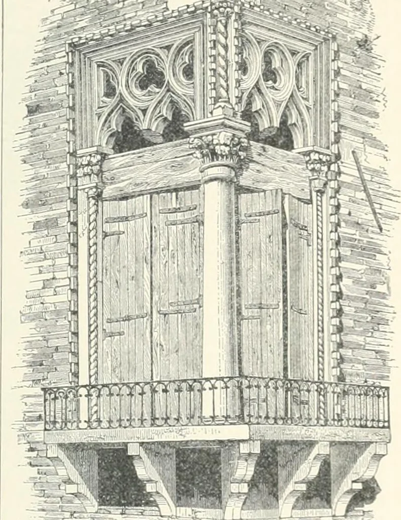 An illustration from A dictionary of architecture and building; biographical, historical and descriptive, 1901, leaf 53