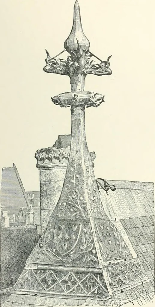 An illustration from A dictionary of architecture and building; biographical, historical and descriptive, 1901, leaf 545