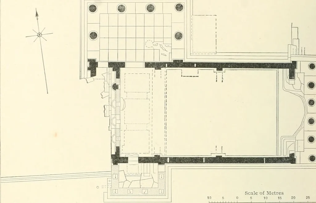 An illustration from A dictionary of architecture and building; biographical, historical and descriptive, 1901, leaf 546
