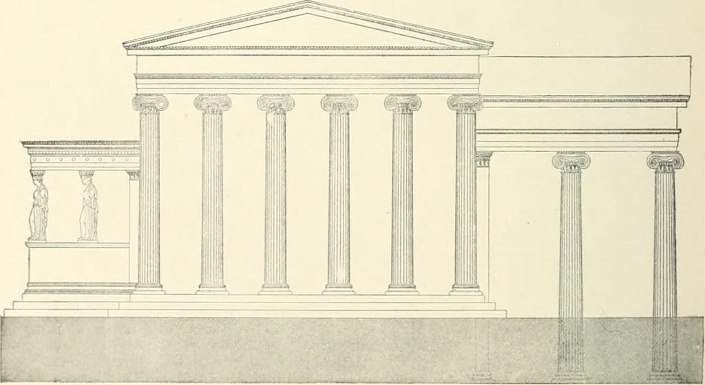 An illustration from A dictionary of architecture and building; biographical, historical and descriptive, 1901, leaf 546