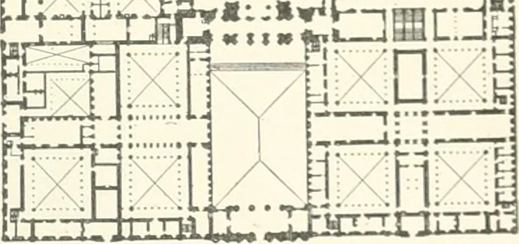 An illustration from A dictionary of architecture and building; biographical, historical and descriptive, 1901, leaf 547