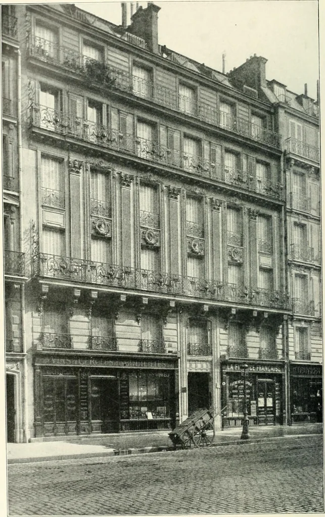 An illustration from A dictionary of architecture and building; biographical, historical and descriptive, 1901, leaf 58