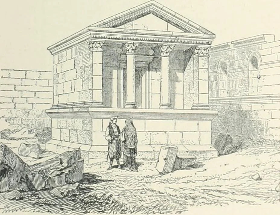An illustration from A dictionary of architecture and building; biographical, historical and descriptive, 1901, leaf 59