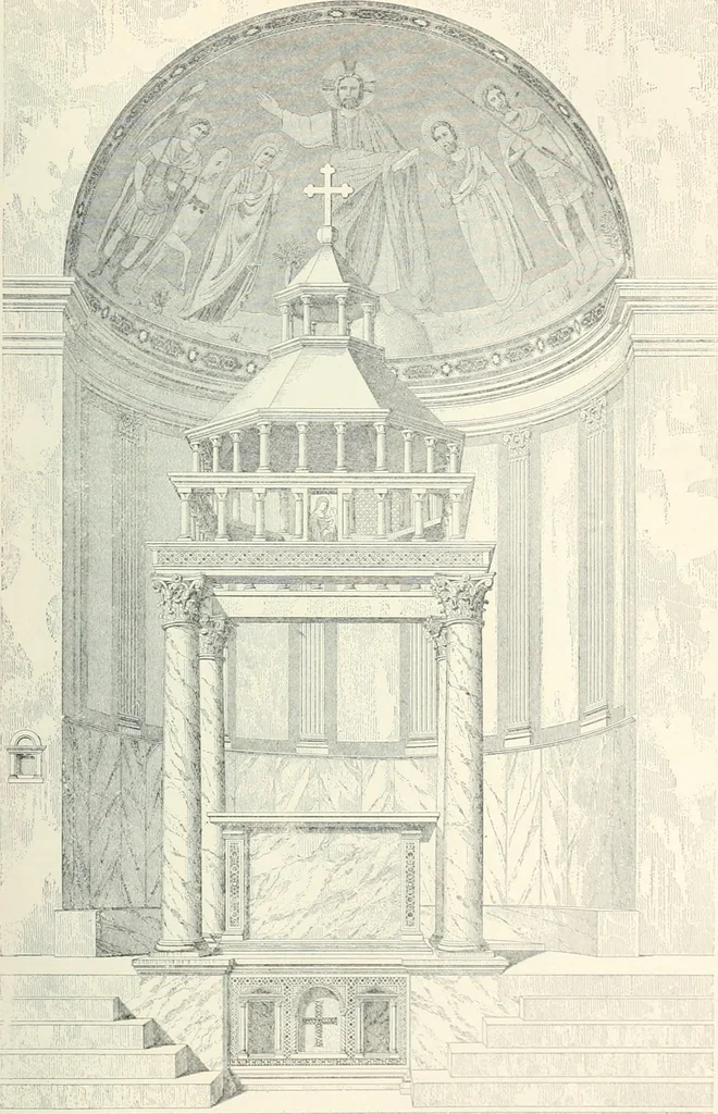 An illustration from A dictionary of architecture and building; biographical, historical and descriptive, 1901, leaf 65