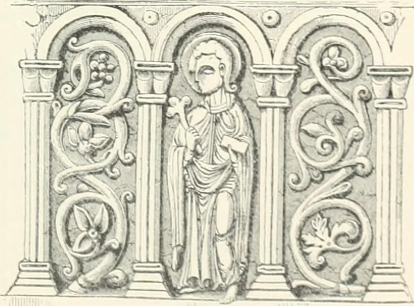 An illustration from A dictionary of architecture and building; biographical, historical and descriptive, 1901, leaf 69