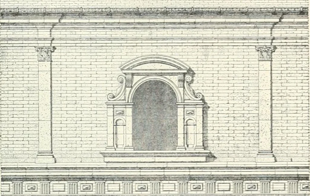 An illustration from A dictionary of architecture and building; biographical, historical and descriptive, 1901, leaf 71