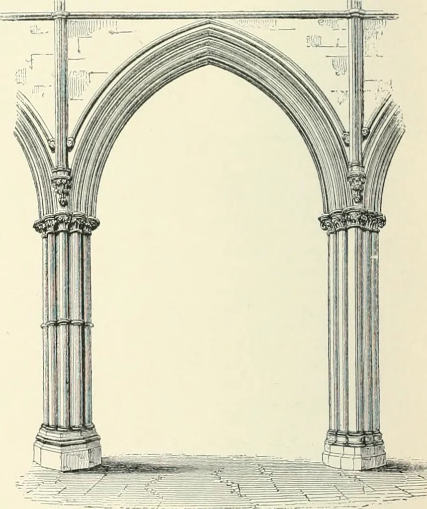 An illustration from A dictionary of architecture and building; biographical, historical and descriptive, 1901, leaf 72