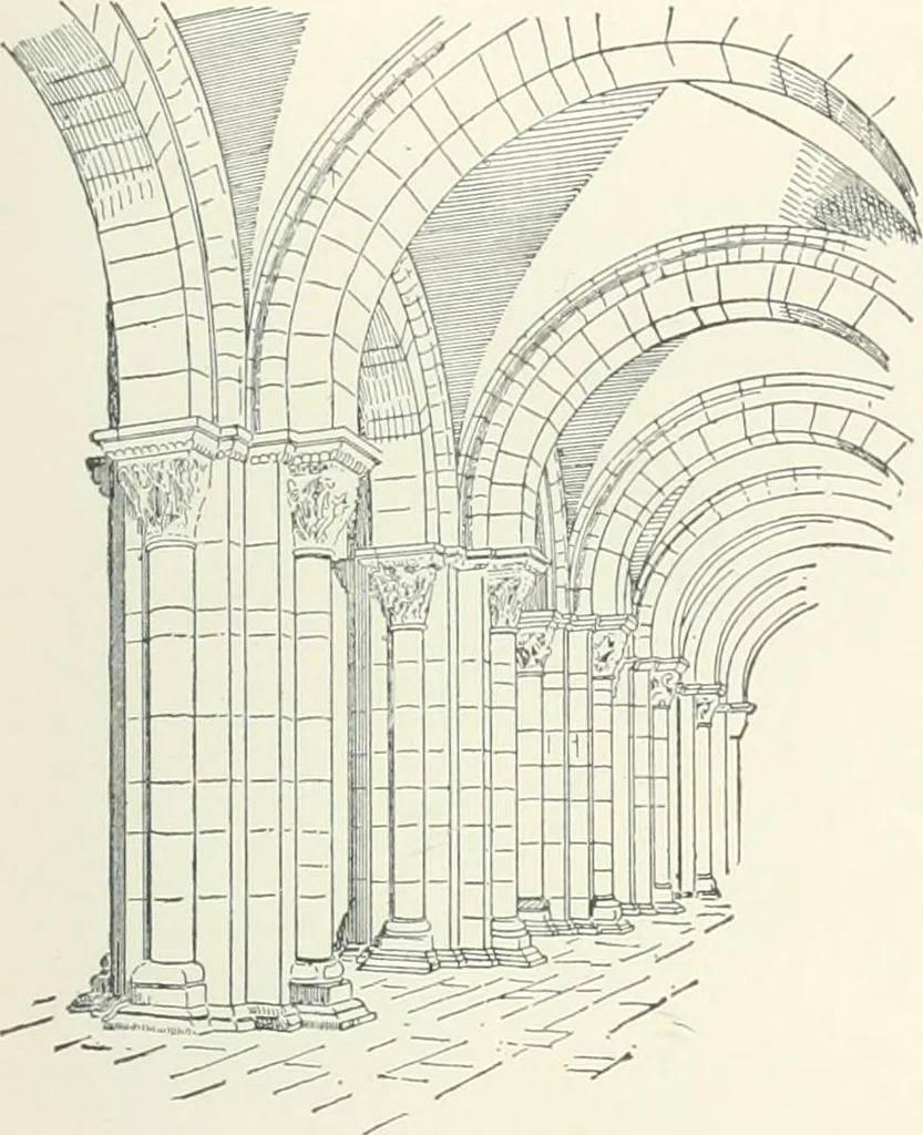 An illustration from A dictionary of architecture and building; biographical, historical and descriptive, 1901, leaf 81