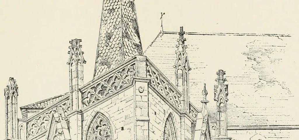 An illustration from A dictionary of architecture and building; biographical, historical and descriptive, 1901, leaf 112