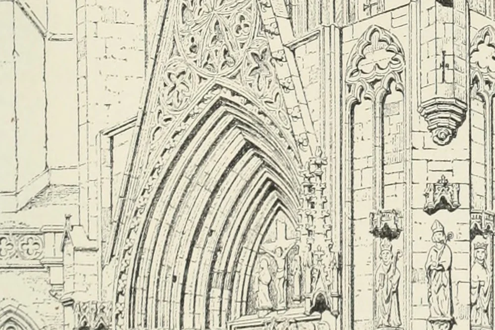 An illustration from A dictionary of architecture and building; biographical, historical and descriptive, 1901, leaf 112