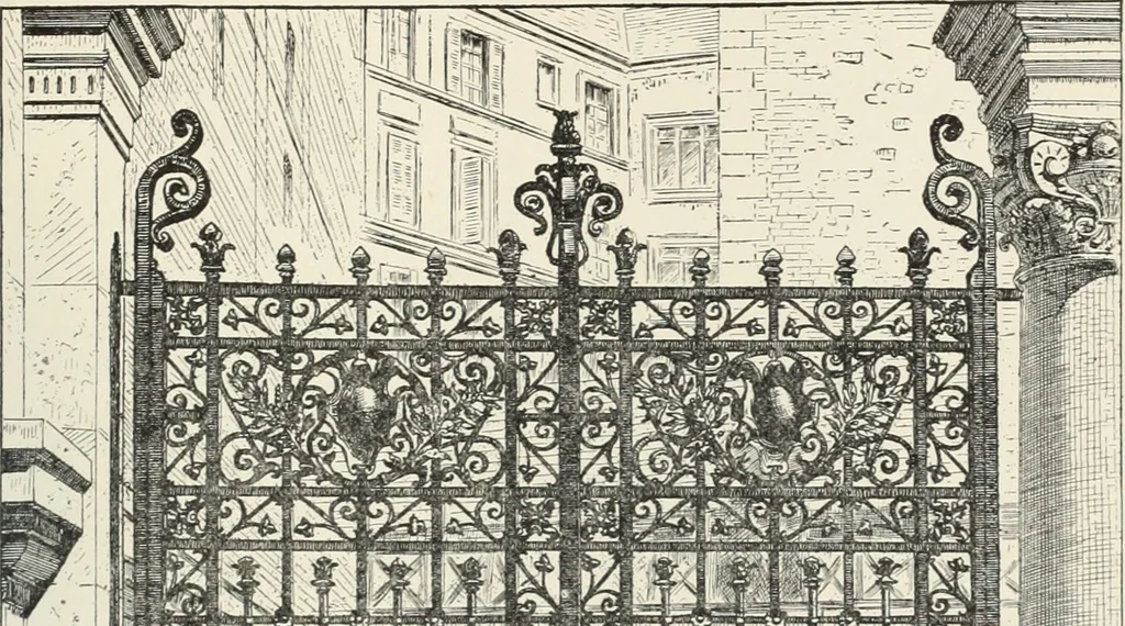An illustration from A dictionary of architecture and building; biographical, historical and descriptive, 1901, leaf 126