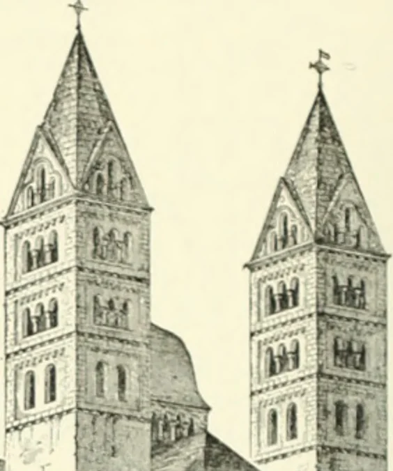 An illustration from A dictionary of architecture and building; biographical, historical and descriptive, 1901, leaf 133