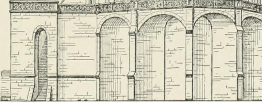 An illustration from A dictionary of architecture and building; biographical, historical and descriptive, 1901, leaf 144