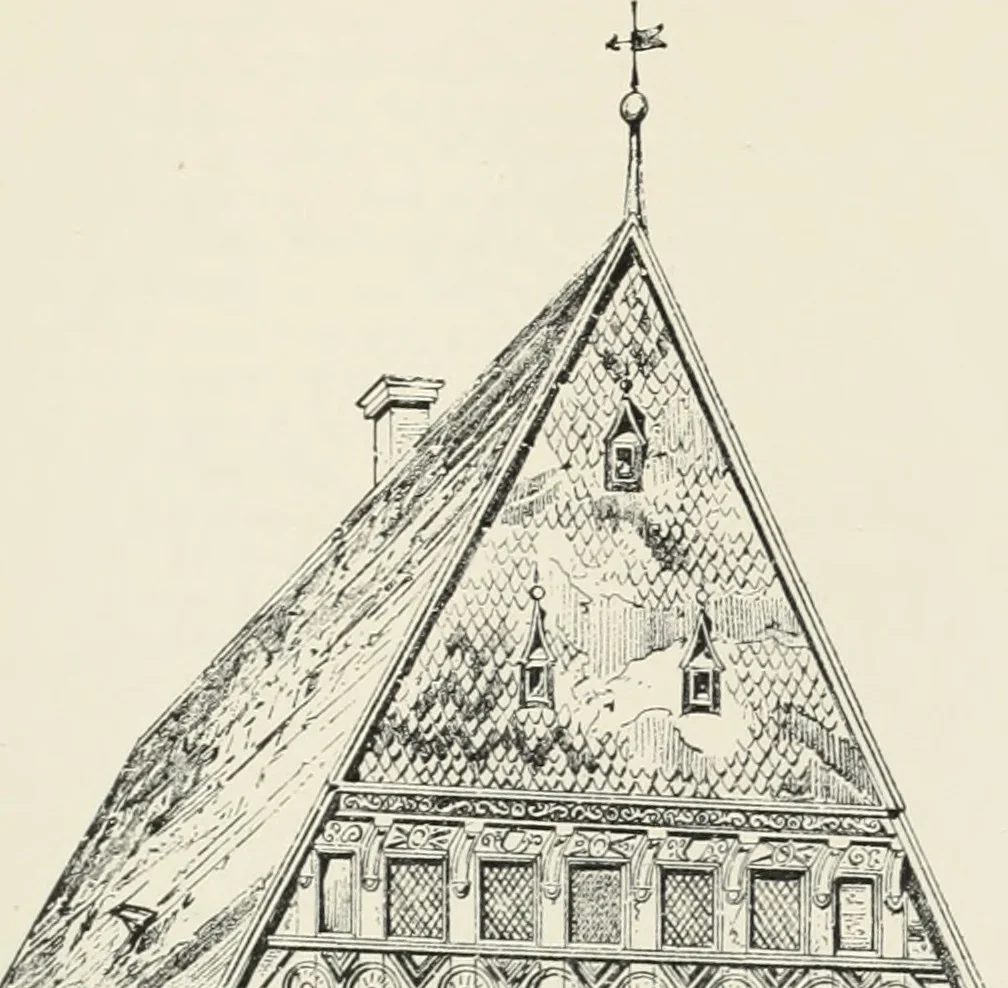 An illustration from A dictionary of architecture and building; biographical, historical and descriptive, 1901, leaf 148