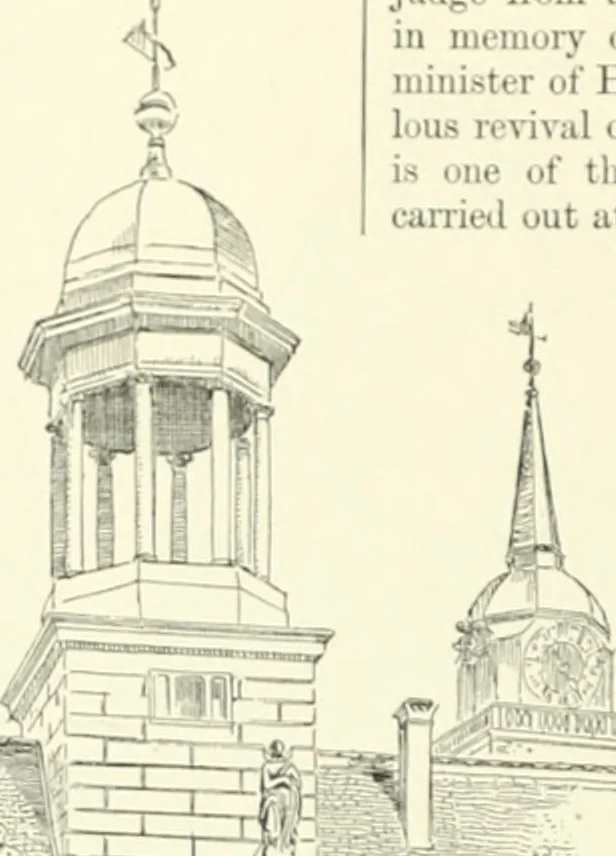 An illustration from A dictionary of architecture and building; biographical, historical and descriptive, 1901, leaf 149