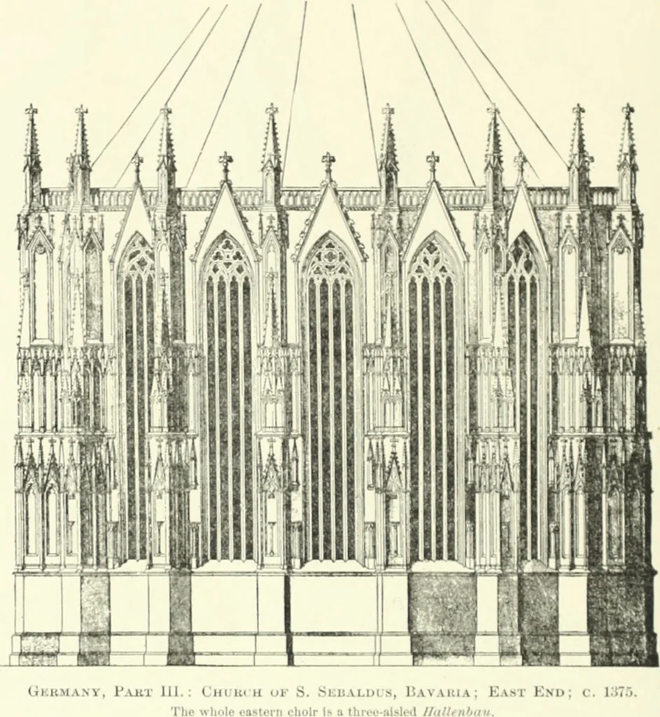 An illustration from A dictionary of architecture and building; biographical, historical and descriptive, 1901, leaf 153