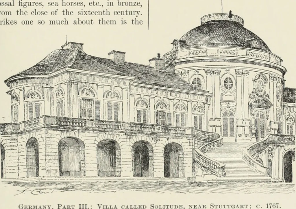 An illustration from A dictionary of architecture and building; biographical, historical and descriptive, 1901, leaf 160
