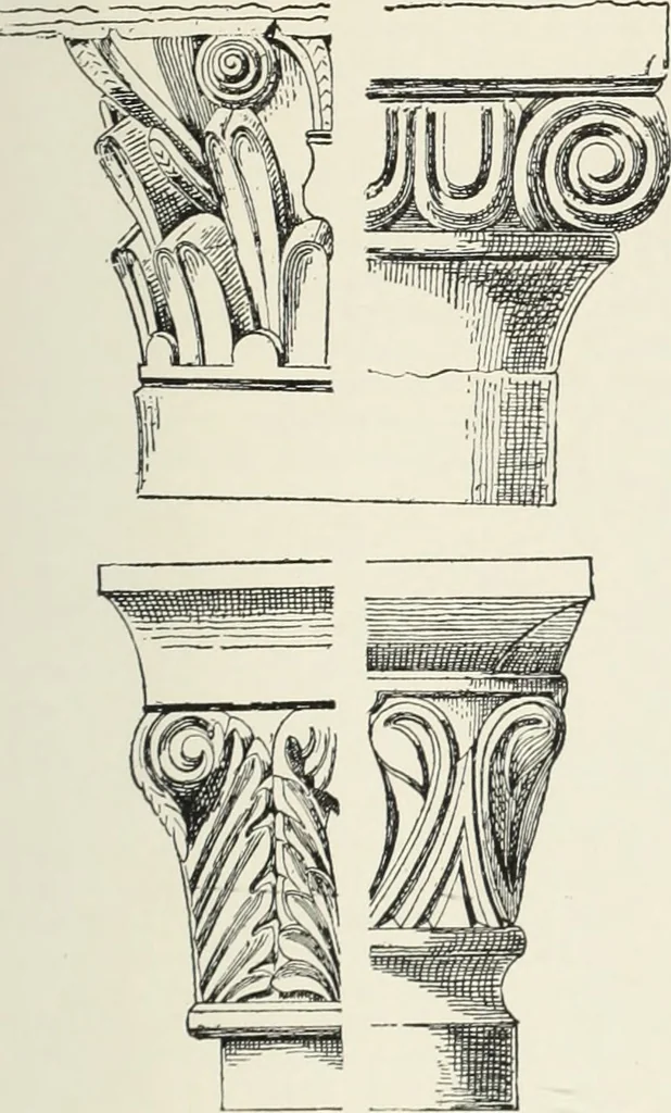 An illustration from A dictionary of architecture and building; biographical, historical and descriptive, 1901, leaf 174