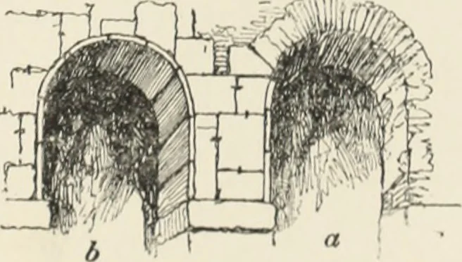 An illustration from A dictionary of architecture and building; biographical, historical and descriptive, 1901, leaf 18