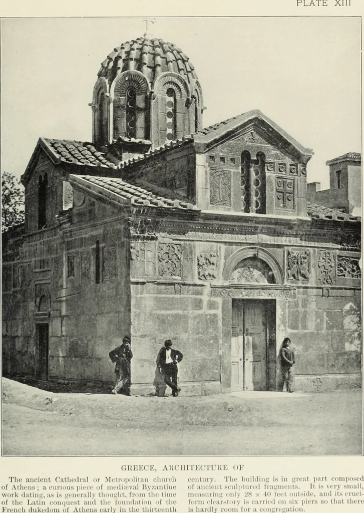 An illustration from A dictionary of architecture and building; biographical, historical and descriptive, 1901, leaf 200