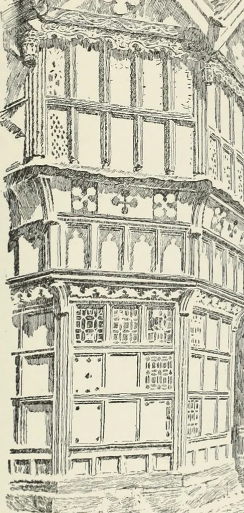 An illustration from A dictionary of architecture and building; biographical, historical and descriptive, 1901, leaf 218