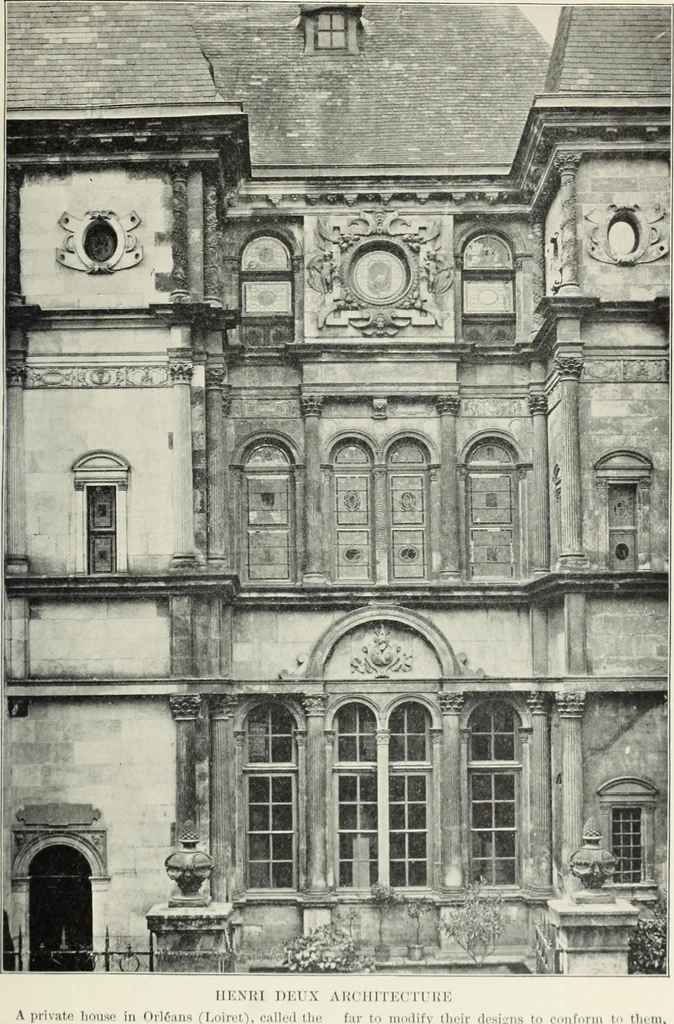 An illustration from A dictionary of architecture and building; biographical, historical and descriptive, 1901, leaf 232