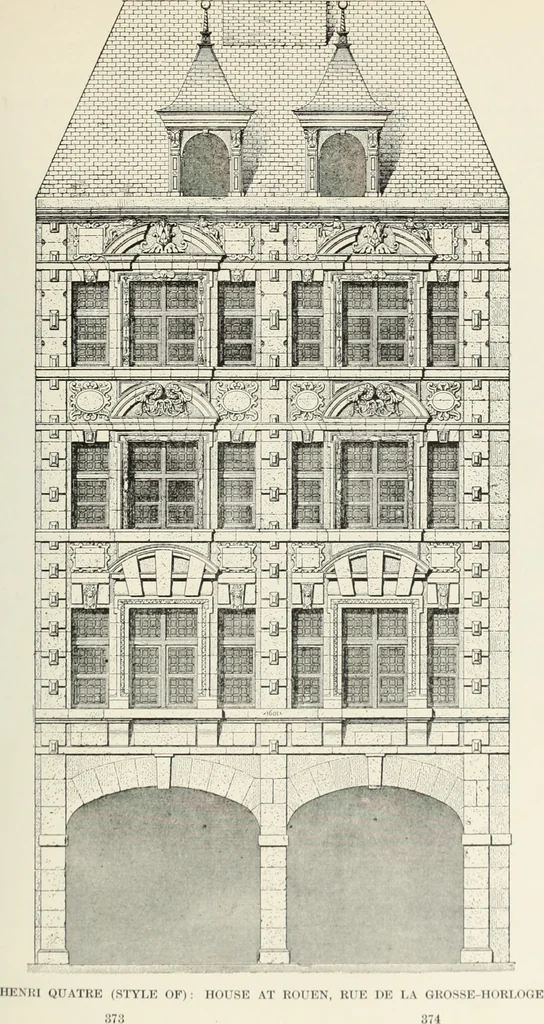 An illustration from A dictionary of architecture and building; biographical, historical and descriptive, 1901, leaf 234