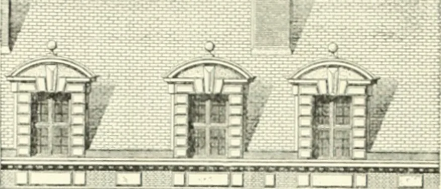 An illustration from A dictionary of architecture and building; biographical, historical and descriptive, 1901, leaf 235