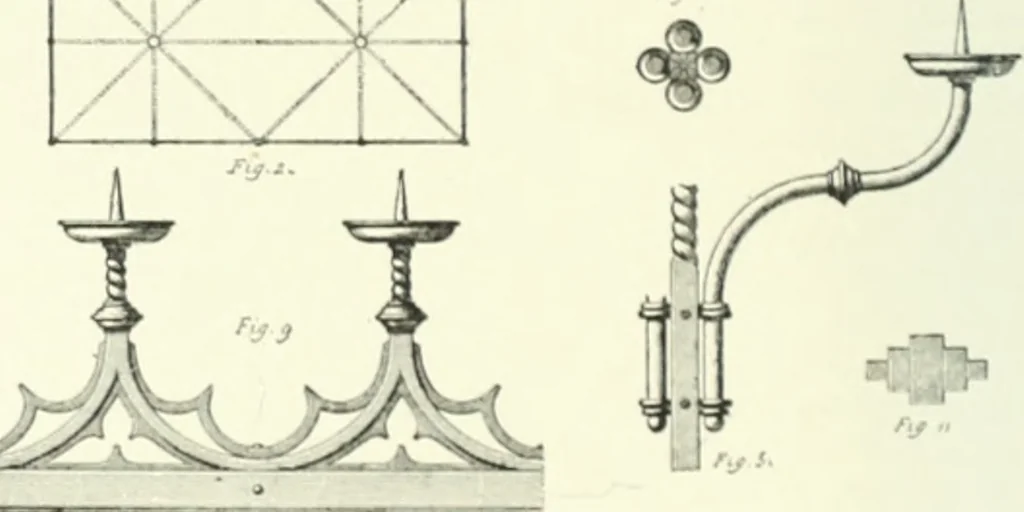 An illustration from A dictionary of architecture and building; biographical, historical and descriptive, 1901, leaf 239