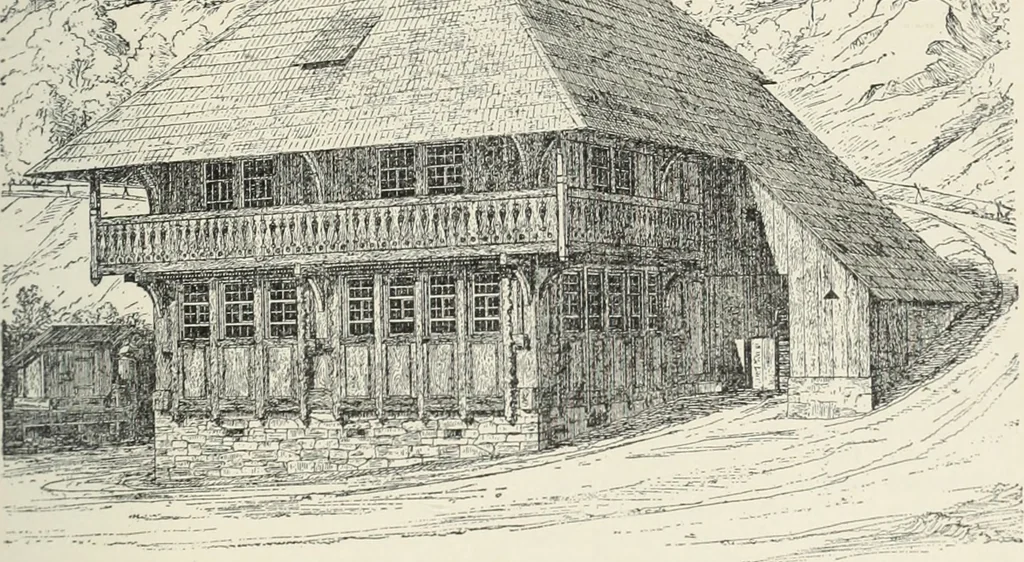 An illustration from A dictionary of architecture and building; biographical, historical and descriptive, 1901, leaf 242