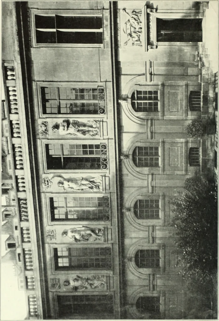An illustration from A dictionary of architecture and building; biographical, historical and descriptive, 1901, leaf 255