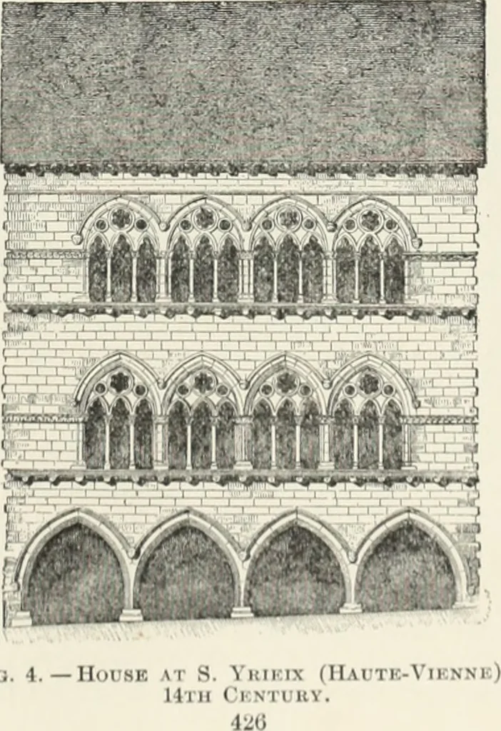An illustration from A dictionary of architecture and building; biographical, historical and descriptive, 1901, leaf 264