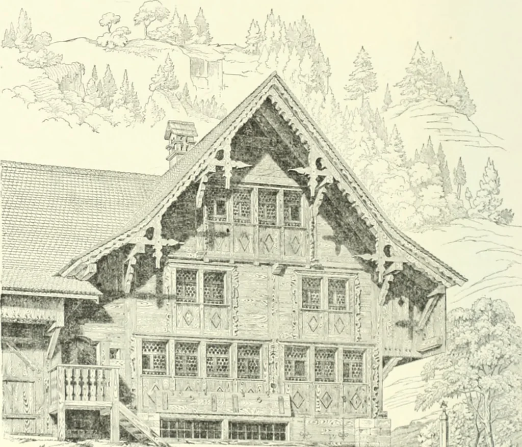 An illustration from A dictionary of architecture and building; biographical, historical and descriptive, 1901, leaf 269