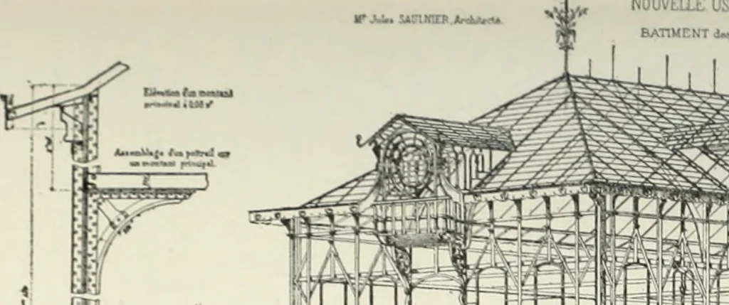An illustration from A dictionary of architecture and building; biographical, historical and descriptive, 1901, leaf 308